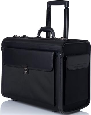Alpine Swiss Rolling 17″ Laptop Briefcase on Wheels