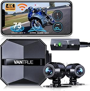 Vantrue F1 Motorcycle Dash Cam 4K + 1080P Review