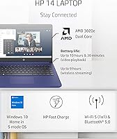 HP 14 Laptop, AMD 3020e, 4GB RAM, 64GB Storage — image 2