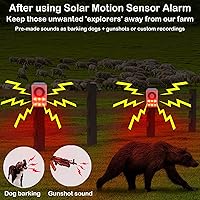 paipaimeiren Solar Outdoor Motion Detector Alarm P611N — image 2