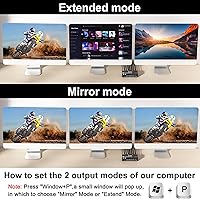 Camgeet KVM Switch 3 Monitors 3 Computers HDMI+2 DisplayPort — image 4