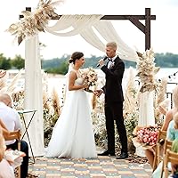 Kusamue Wooden Wedding Arch 7.48 FT Square — image 6