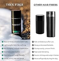 THICK FIBER Hair Fibers for Thinning Hair & Bald Spots - Auburn, 25g — image 5