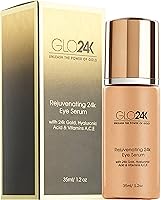 GLO24K Eye Serum with 24k Gold, Hyaluronic Acid, and Vitamins A, C, E — image 1