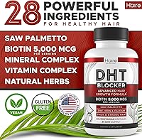 Hairo Nutrition DHT Blocker Hair Growth Supplement 60 Capsules — image 2