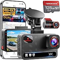 Terunsoul D016 4K Front and Rear Dash Cam — image 1