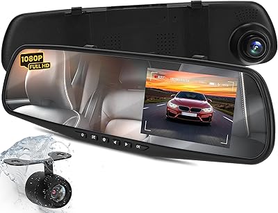 Pyle PLCMDVR49 Dash Cam Front and Rear