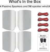 STUDIOFINIX HOS-501W-DE 5.25 Inch Passive Wall Mount Speakers — image 7