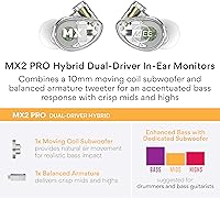MEE audio MX2 PRO Dual-Driver Hybrid IEM — image 3