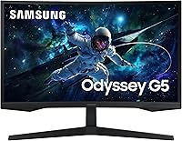 Samsung 27-Inch Odyssey G55C QHD Curved Gaming Monitor — image 1
