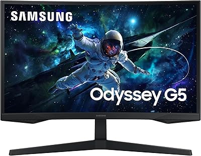 Samsung 27-Inch Odyssey G55C QHD Curved Gaming Monitor