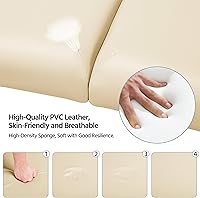 Topeakmart Portable Massage Table, Cream — image 4