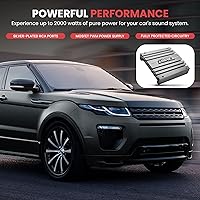 Pyramid PB918 2-Channel Car Stereo Amplifier - 2000W — image 6