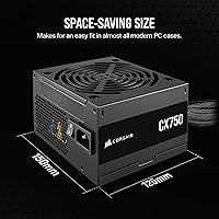 Corsair CX750 750W 80 Plus Bronze Power Supply — image 5