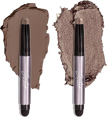 Julep Eyeshadow 101 Crème-to-Powder Stick Duo – Taupe Shimmer & Stone Matte