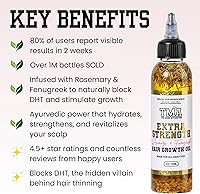 The Mane Attraction Extra Strength Rosemary + Fenugreek Herbal Hair Growth Oil 4oz — image 4