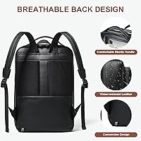 Shrrie Leather Laptop Backpack for Women and Men, 28L — image 7