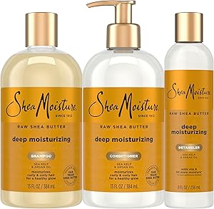 SheaMoisture Raw Shea Butter Deep Moisturizing Hair Care Set Review