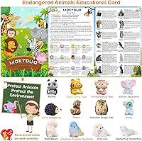 MOKYDUO Bath Bombs for Kids with Endangered Animals Toys, 12-Pack — image 2