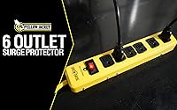 Yellow Jacket 5138N Metal Surge Protector Strip with 6 Outlets and 15-Foot Cord — image 2