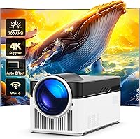 Alwtniet 700 ANSI Lumens Short Throw Smart Projector — image 1