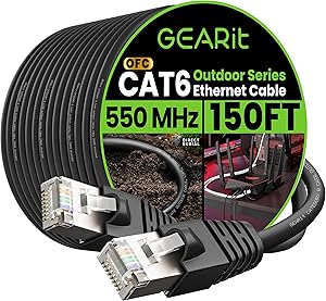 GEARit Cat6 Outdoor Ethernet Cable 150ft Review
