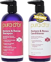 PURA D'OR Restore & Renew Shampoo and Conditioner Set — image 1