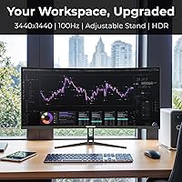 Deco Gear 34-Inch Curved Ultrawide Monitor DGLUX340 — image 2