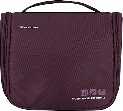 Travelon World Travel Essentials Hanging Toiletry Case