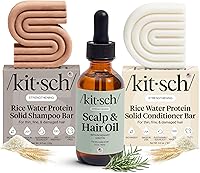 Kitsch Rice Water Shampoo & Conditioner Set with Pre-Wash Scalp Serum — image 1