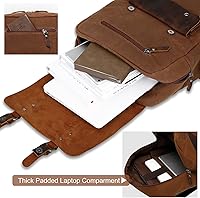 Modoker Waxed Canvas Backpack 15.6 Inch — image 4