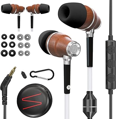 Symphonized Premium Wooden Airtube Headphones