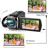 Kimire 1080P Video Camera Camcorder 24MP with 16X Digital Zoom — image 4