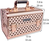 SHANY Premier Fantasy Makeup Train Case - Rose Gold — image 4