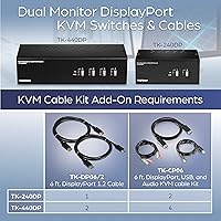 TRENDnet TK-240DP 2-Port Dual Monitor DisplayPort KVM Switch — image 5