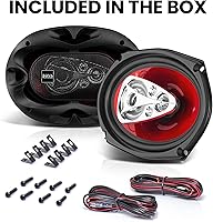 BOSS Audio Systems CH6950 6 x 9 Inch 5-Way Car Speakers — image 6