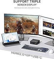 BOSGAME P6 Mini PC with AMD Ryzen 9 6900HX, 32GB RAM, 1TB SSD — image 6