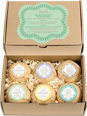 Freida and Joe Home Spa Gift Basket with Aromatherapy Bath Bombs