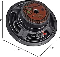 Rockville W10T4-S2 10″ Shallow Mount Car Subwoofer — image 6