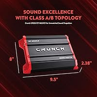 Crunch Ground Pounder GP-2000.2 2000 Watt 2 Channel Amplifier — image 2