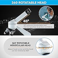 AmScope M102C-PB10 Biological Compound Microscope — image 4