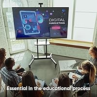 ONKRON TS1891-B Mobile TV Stand for 50-90 Inch TVs — image 7