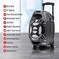 QFX PBX-61081 Rechargeable Portable Speaker — image 4