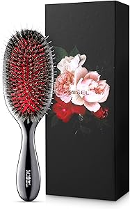 MIŠEL Professional Boar Bristle Hair Brush - Medium Review