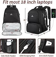 MATEIN 18-Inch Laptop Backpack with Cooler — image 5