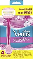 Gillette Venus ComfortGlide White Tea Scented Women's Disposable Razors, 4 Count — image 1