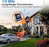 Chtoocy Solar Driveway Alarm 4 Sensors 1 Receiver — image 3