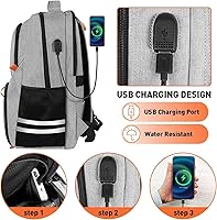Ytonet Gym Backpack for Men Women with Shoe Compartment — image 6