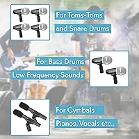 Pyle Professional 7-Piece Instrument Microphone Set — image 5
