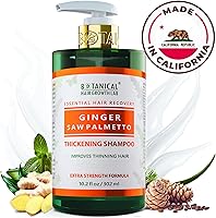 Botanical Hair Growth Shampoo Ginger Saw Palmetto 10.2oz — image 5